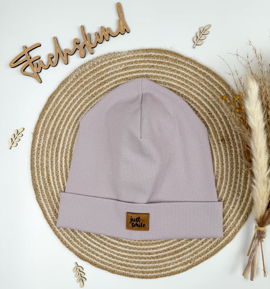 Rip- Beanie KU 54-57cm / lavendel