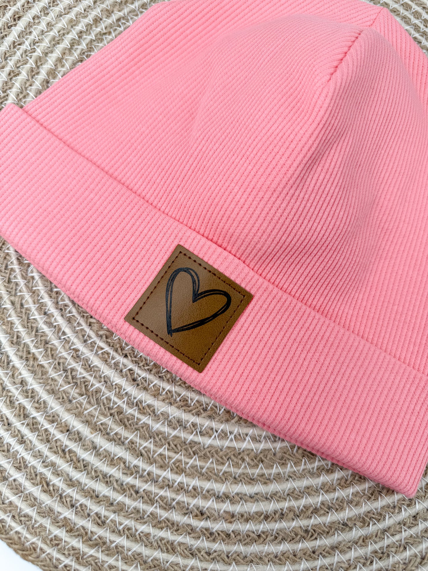 Rip- Beanie KU 46-49cm / pink
